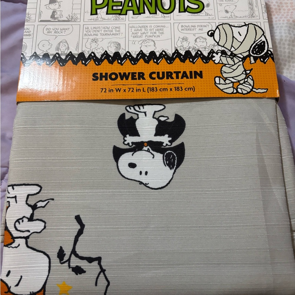 Peanuts Snoopy Shower Curtain